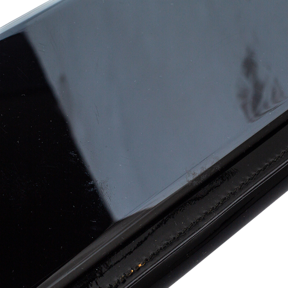 GUCCI Black Patent Leather and Resin Studded Broadway Evening Clutch - Picture 5 of 9